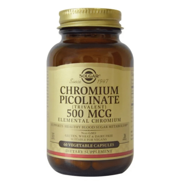 CHROMIUM PICOLINATE 500 MCG 60 CÁPSULAS